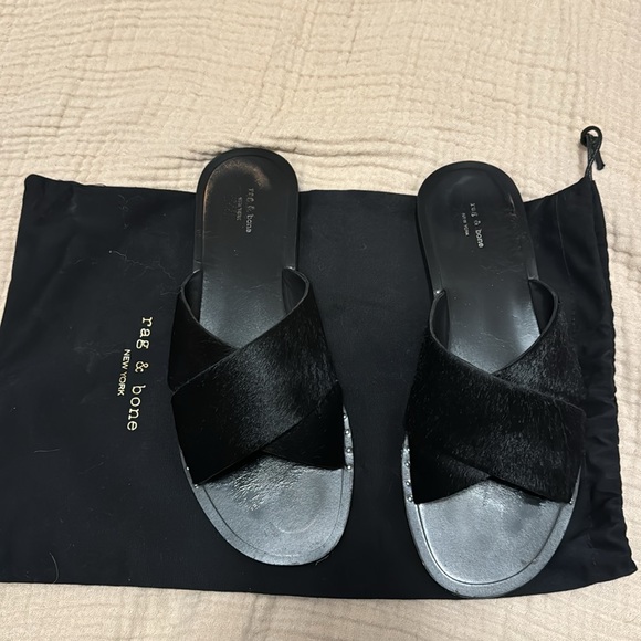 Rag and bone cowhide slides - Picture 5 of 5